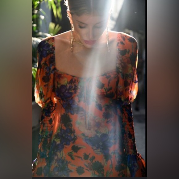 Rat & Boa Naomi Mini Dress Orange Size Medium - Picture 2 of 12